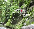 Mountain trekking along the way