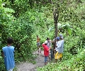 Start of trek to Hadwan Falls